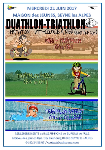 affiche Triathlon 2017 vignette