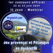 Concours Jeu Provençal et Pétanque